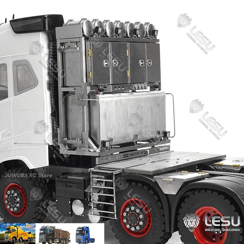 Dump Truck Heavy Equipment - 1/14 RC รถบรรทุกโลหะชั้นวางอุปกรณ์สำหรับงานหนัก LESU G-6238 สำหรับ