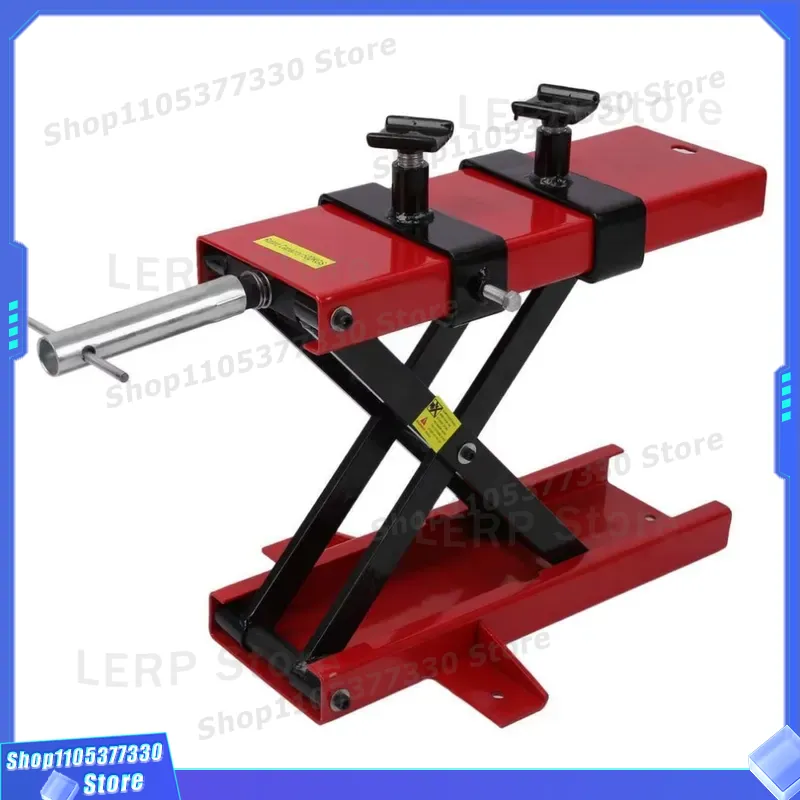 Heavy Equipment Jack Stands - ขาตั้งยกรถมอเตอร์ไซค์เหล็กแข็งแรง ปรับระดับความสูงได้ อุปกรณ์ยกซ่อมบำรุงสำหรับการบำรุงรักษารถจักรยานยนต์ อุปกรณ์สำหรับโรงซ่อมและอู่ซ่อมรถ