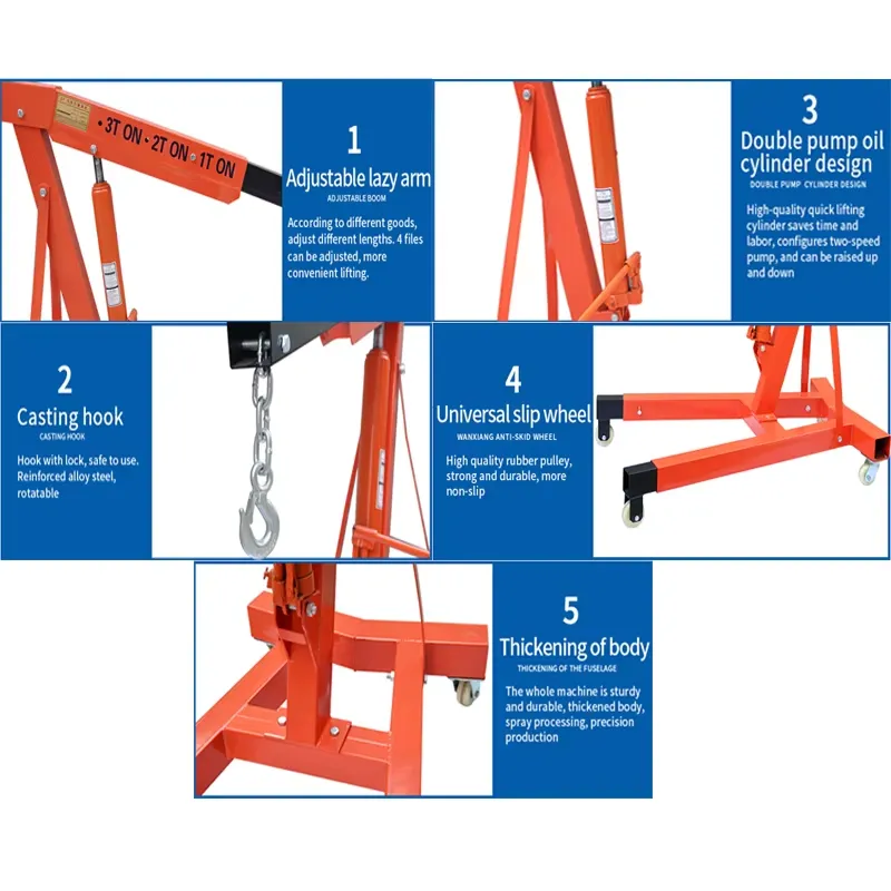 2T 3 ตัน 5 ตัน เครนยกเครื่องยน - Heavy Equipment Jack Stands บทวิจารณ์และราคา