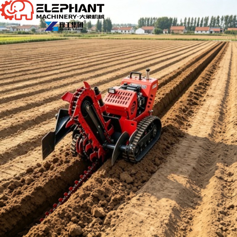 เครื่องขุดร่องดินแบบตีนตะขาบ,  - Heavy Equipment Trencher บทวิจารณ์และราคา