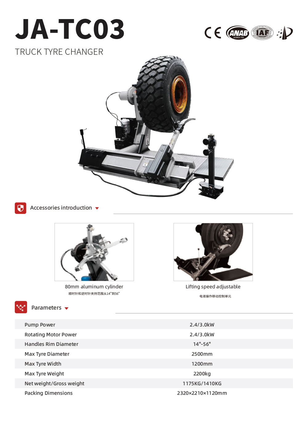 เครื่องเปลี่ยนยางรถบรรทุกอัตโน - Heavy Equipment Sales บทวิจารณ์และราคา