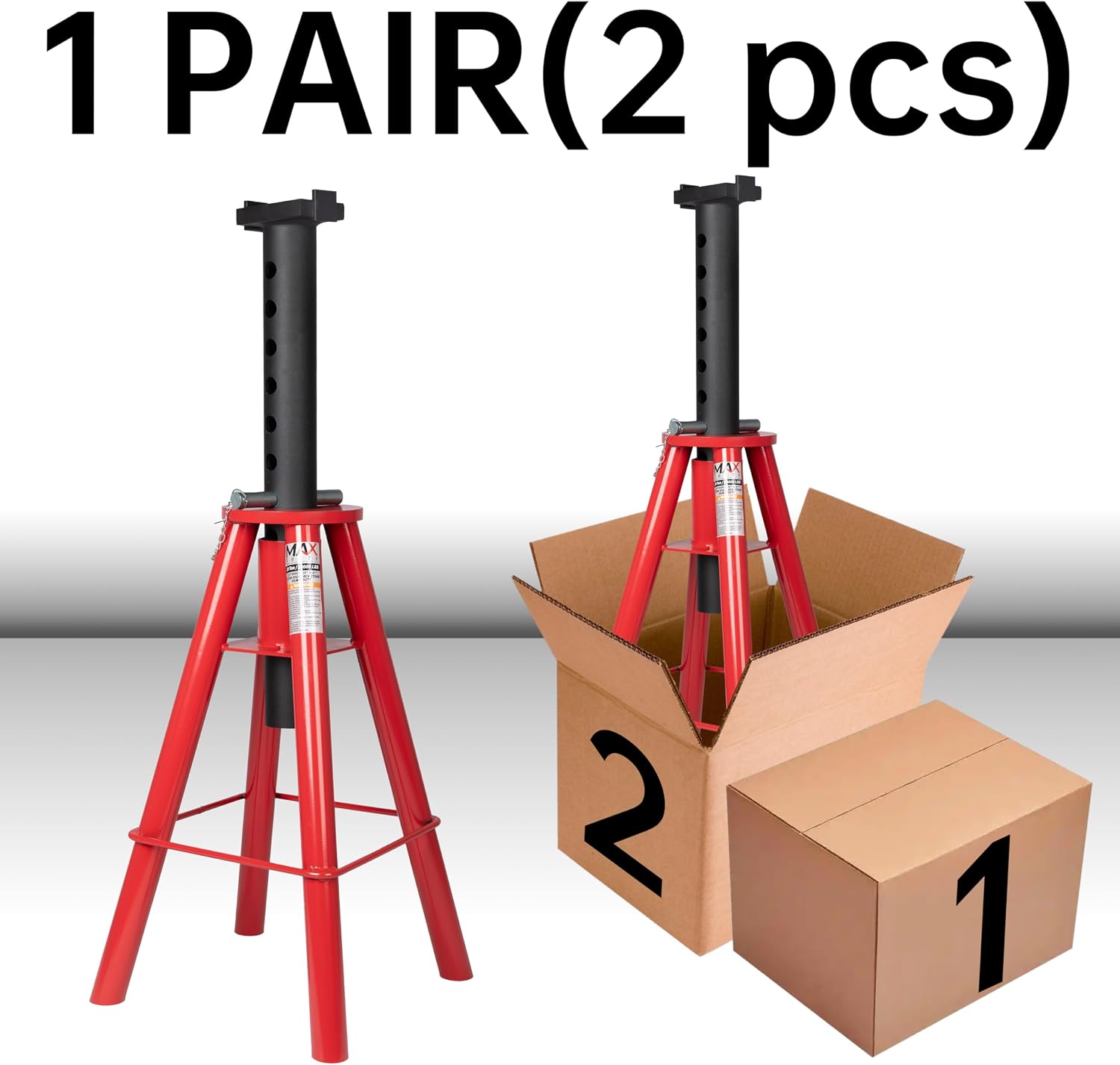 ขาตั้งยกรถแบบปรับระดับได้ชนิดพ - Heavy Equipment Jack Stands บทวิจารณ์และราคา
